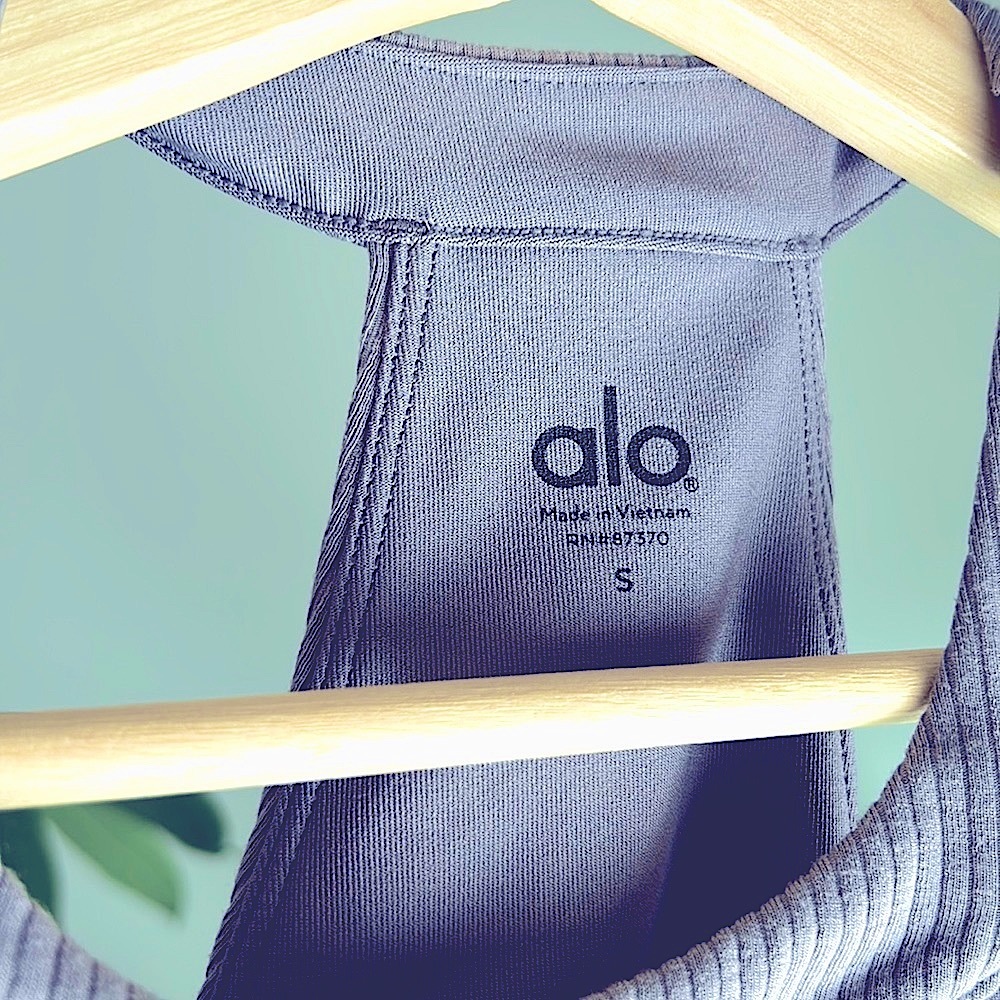 Alo Ribbed Tank Top - Picture 10 of 11